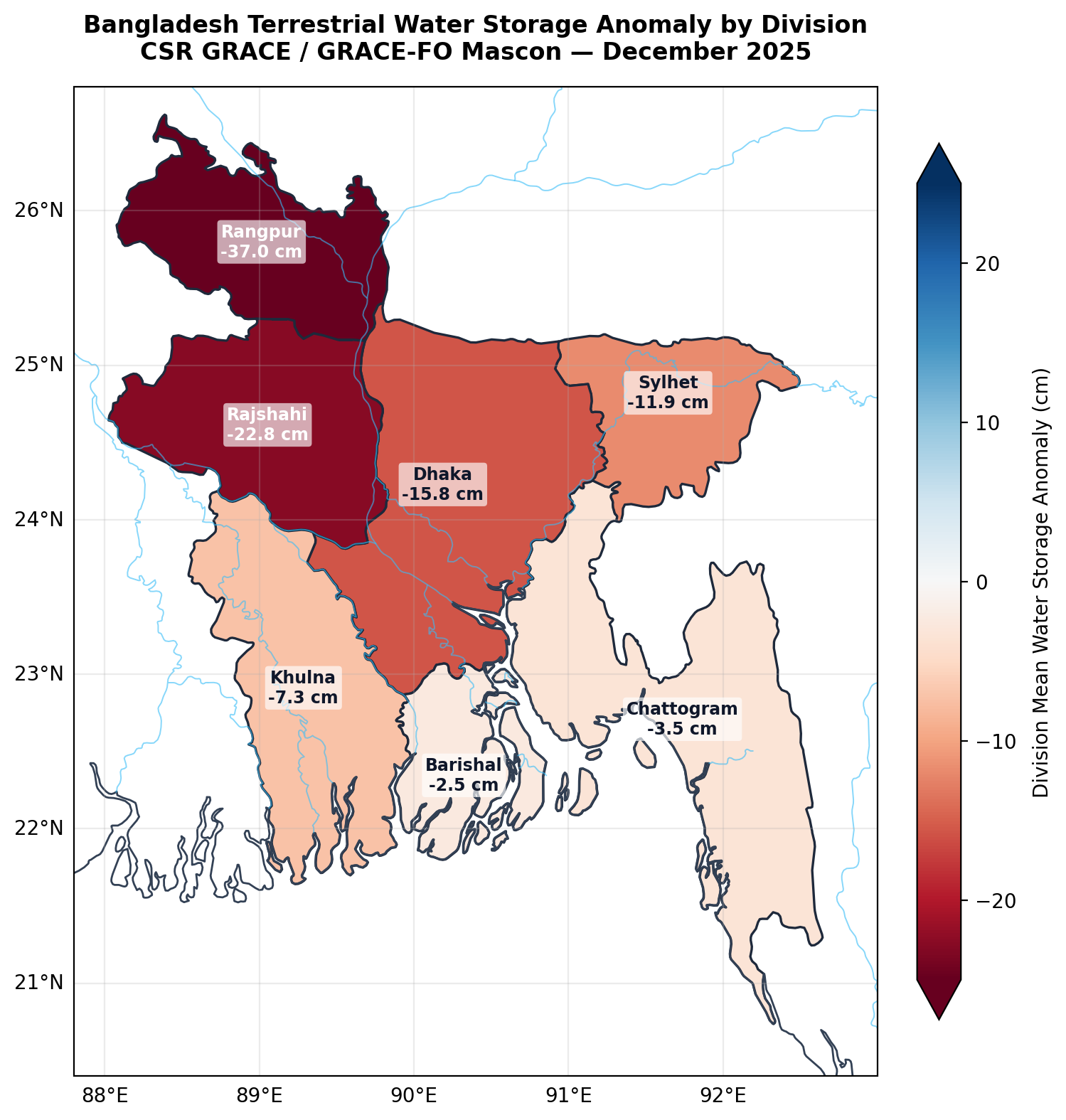 Divisional Choropleth Map