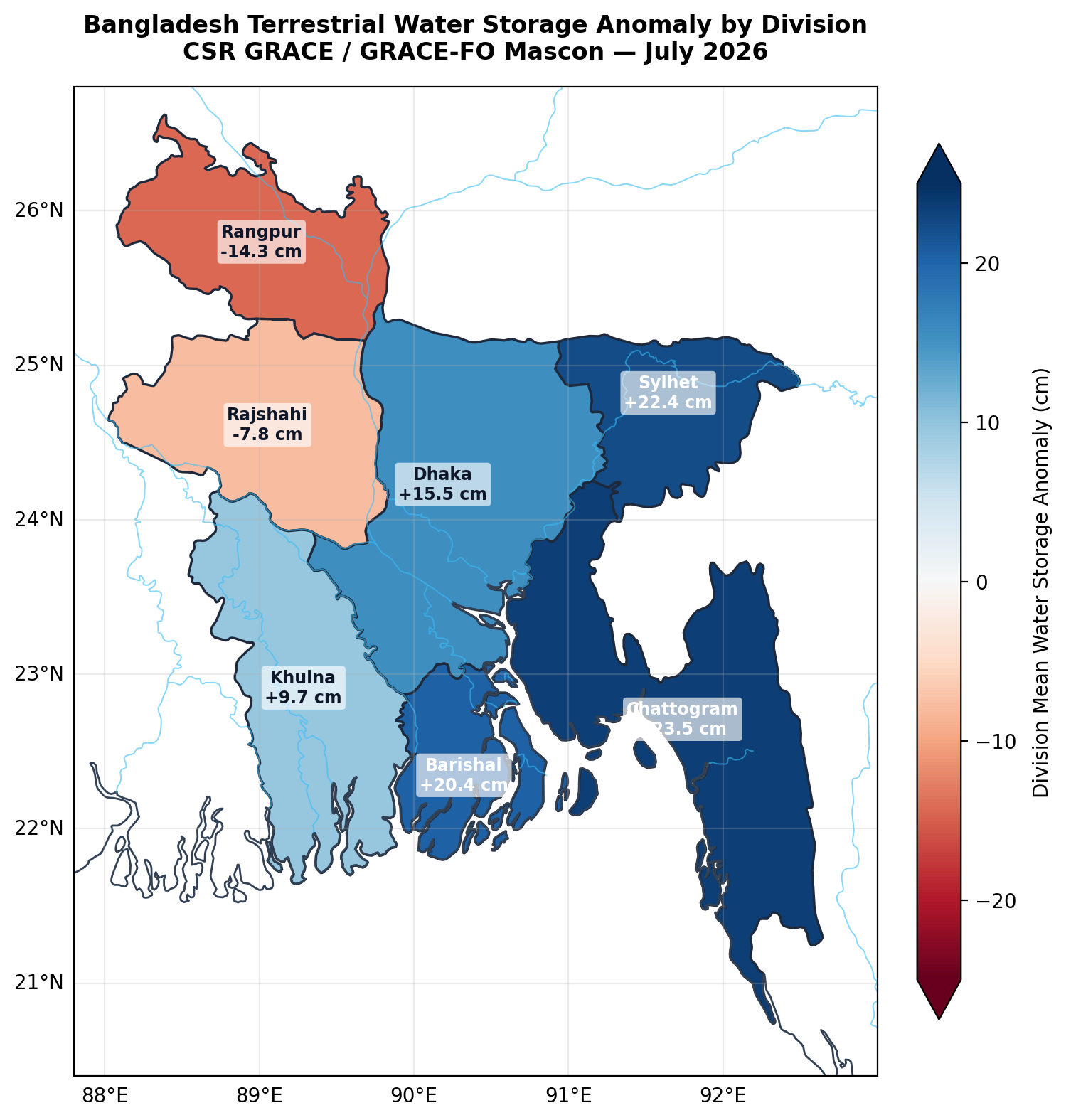 Divisional Choropleth Map